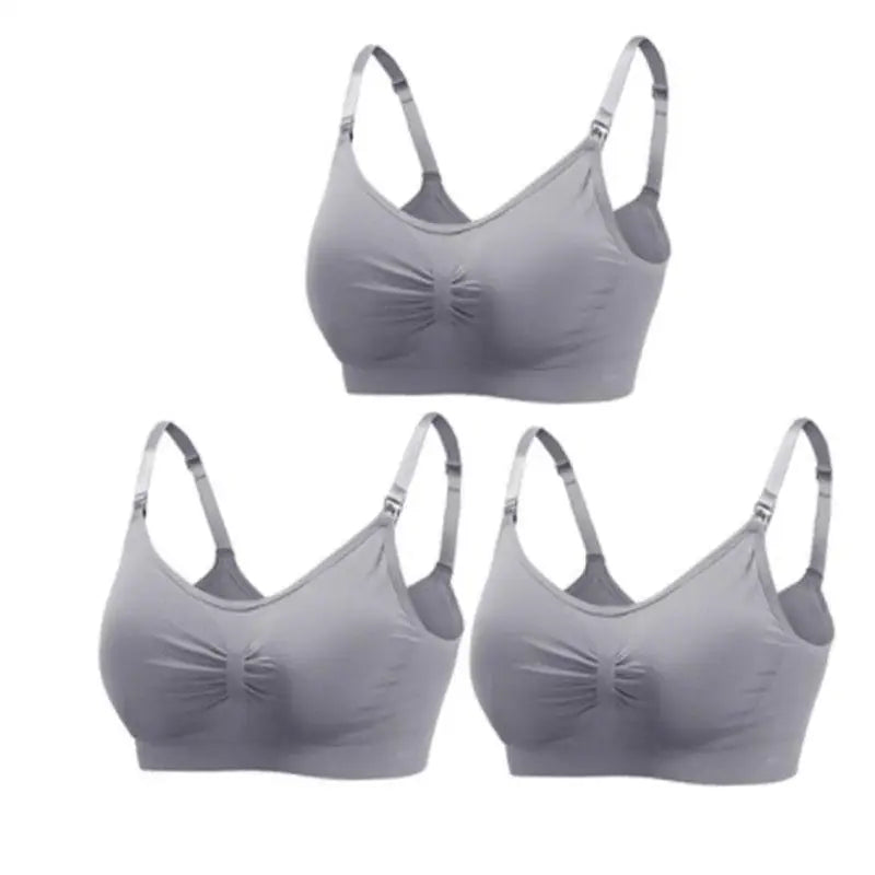 SereneMama – Seamless Nursing Bra 3-Pack
