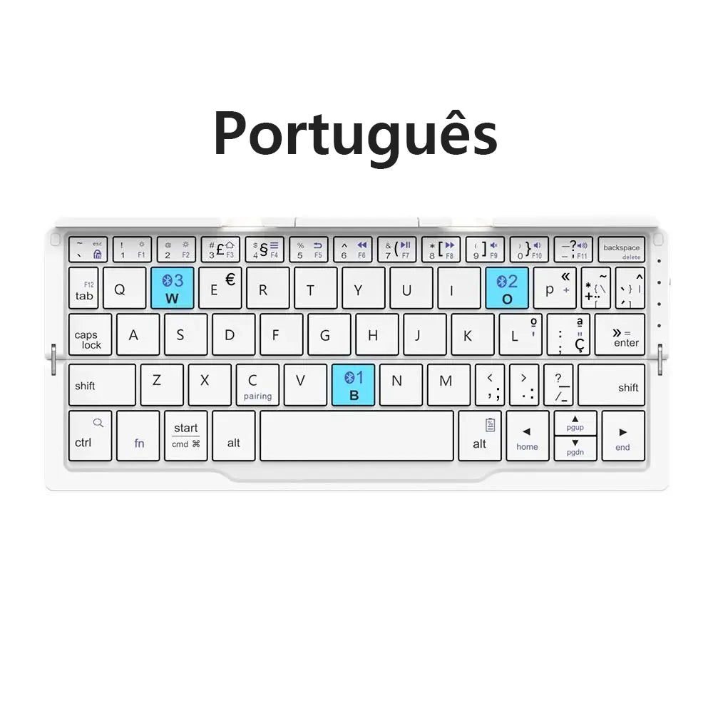 TriConnect Fold – Wireless Bluetooth Keyboard with Stand
