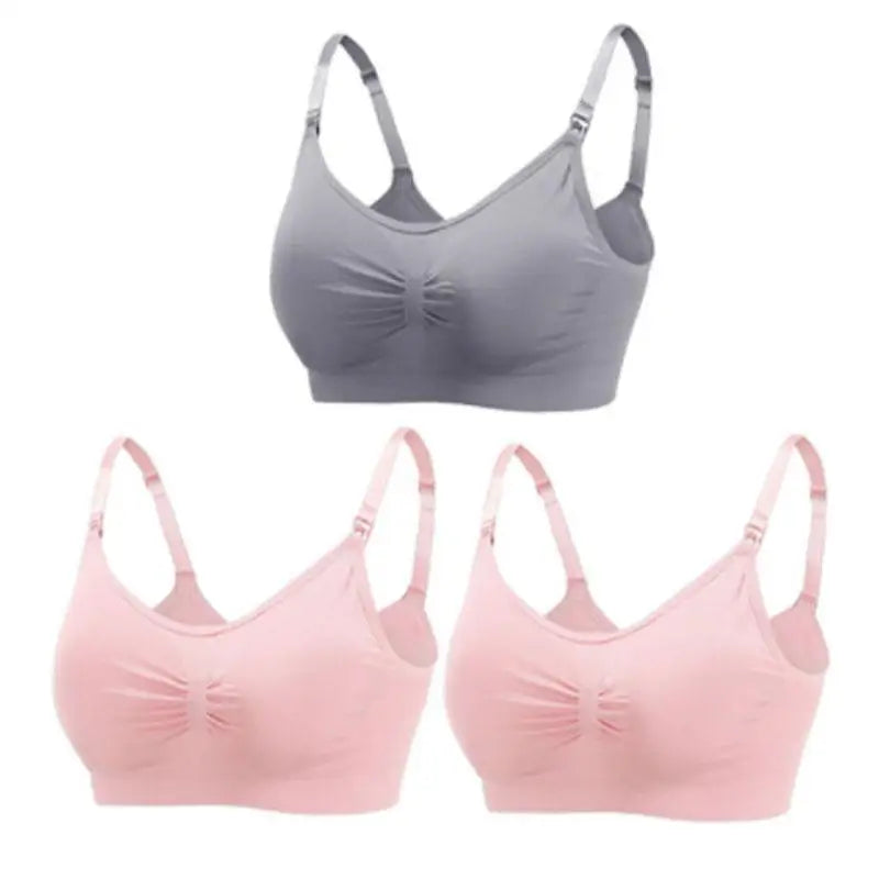 SereneMama – Seamless Nursing Bra 3-Pack