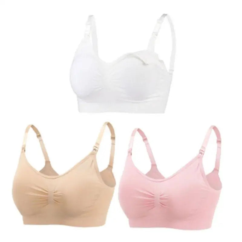 SereneMama – Seamless Nursing Bra 3-Pack