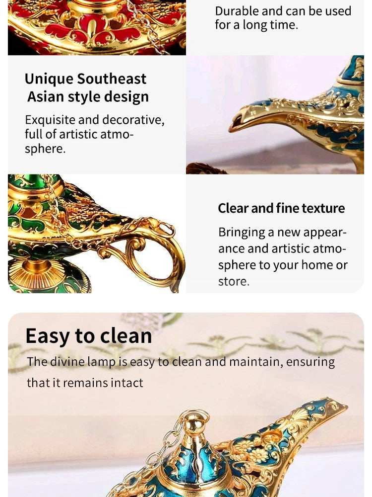 Mystic Genie Lamp – Elegant Desktop & Living Room Decoration