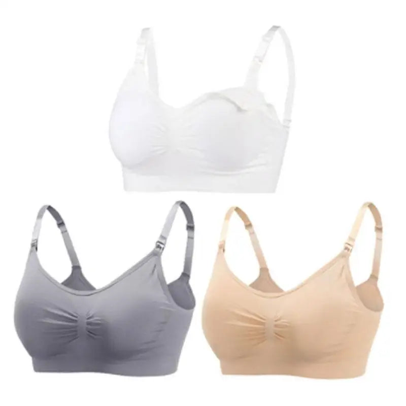 SereneMama – Seamless Nursing Bra 3-Pack