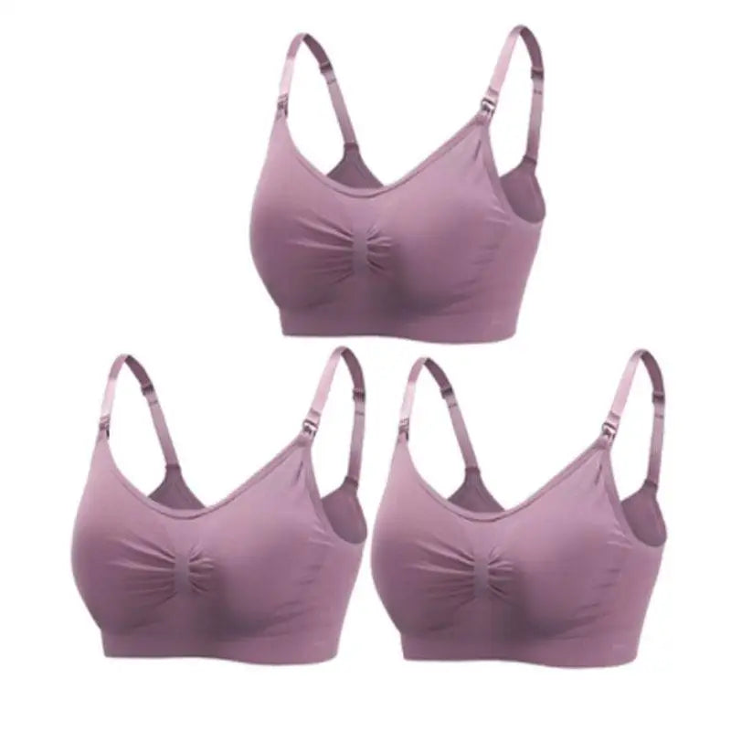 SereneMama – Seamless Nursing Bra 3-Pack