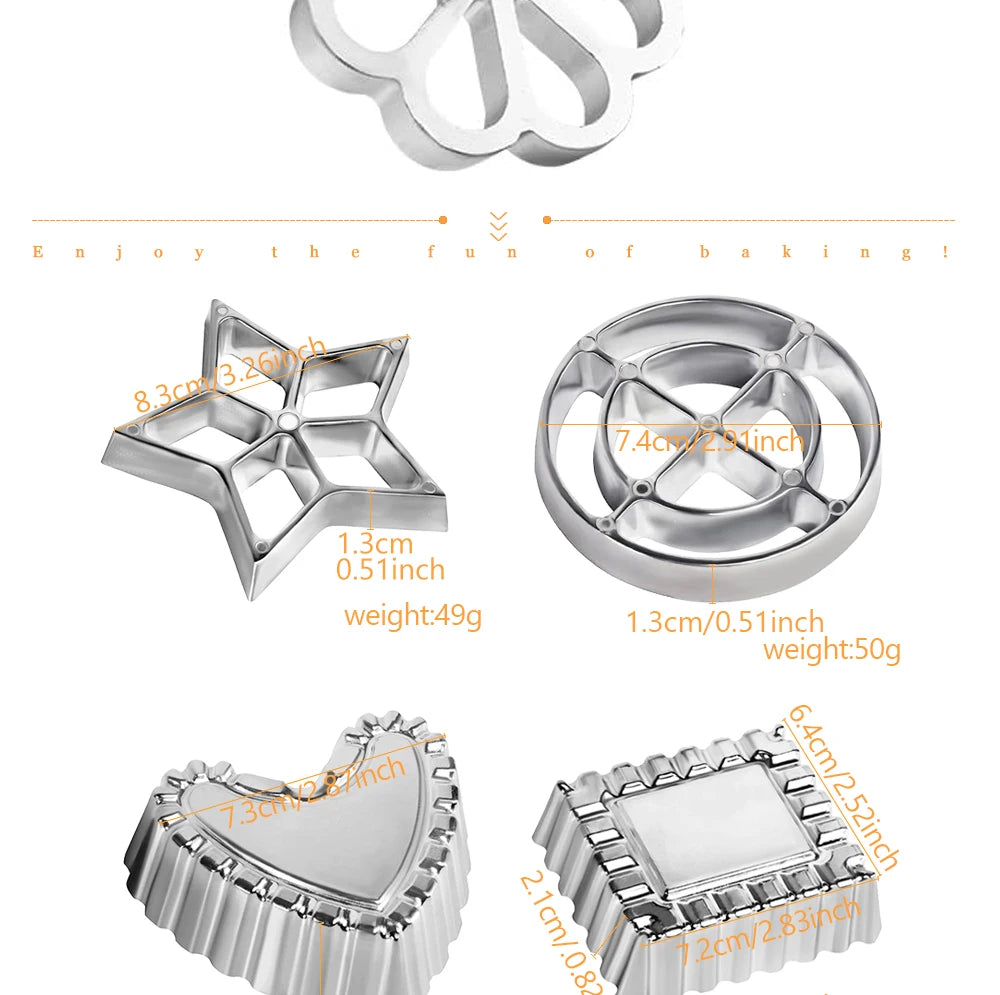 Rosette & Biscuit Craft Kit – Silicone Mould & Funnel Ring Set