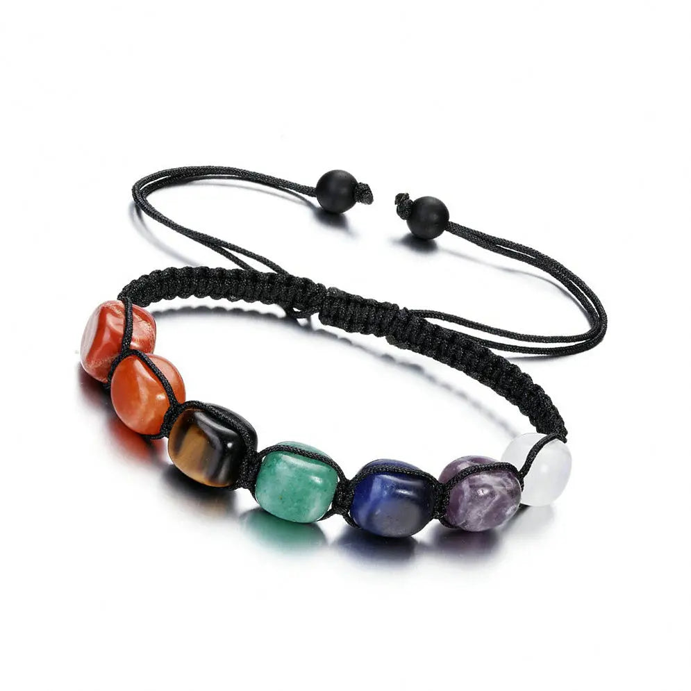 Aura Harmony Bracelet – Chakra Healing & Relaxation Stone Jewellery