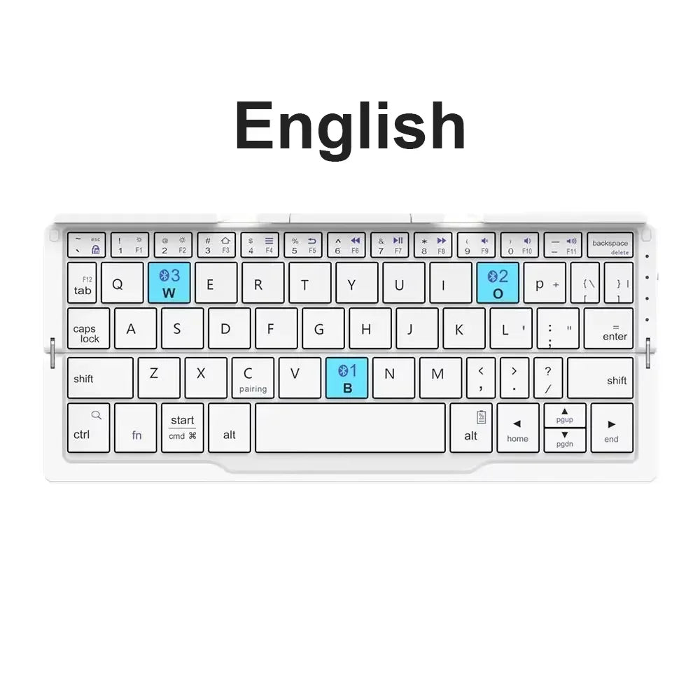 TriConnect Fold – Wireless Bluetooth Keyboard with Stand