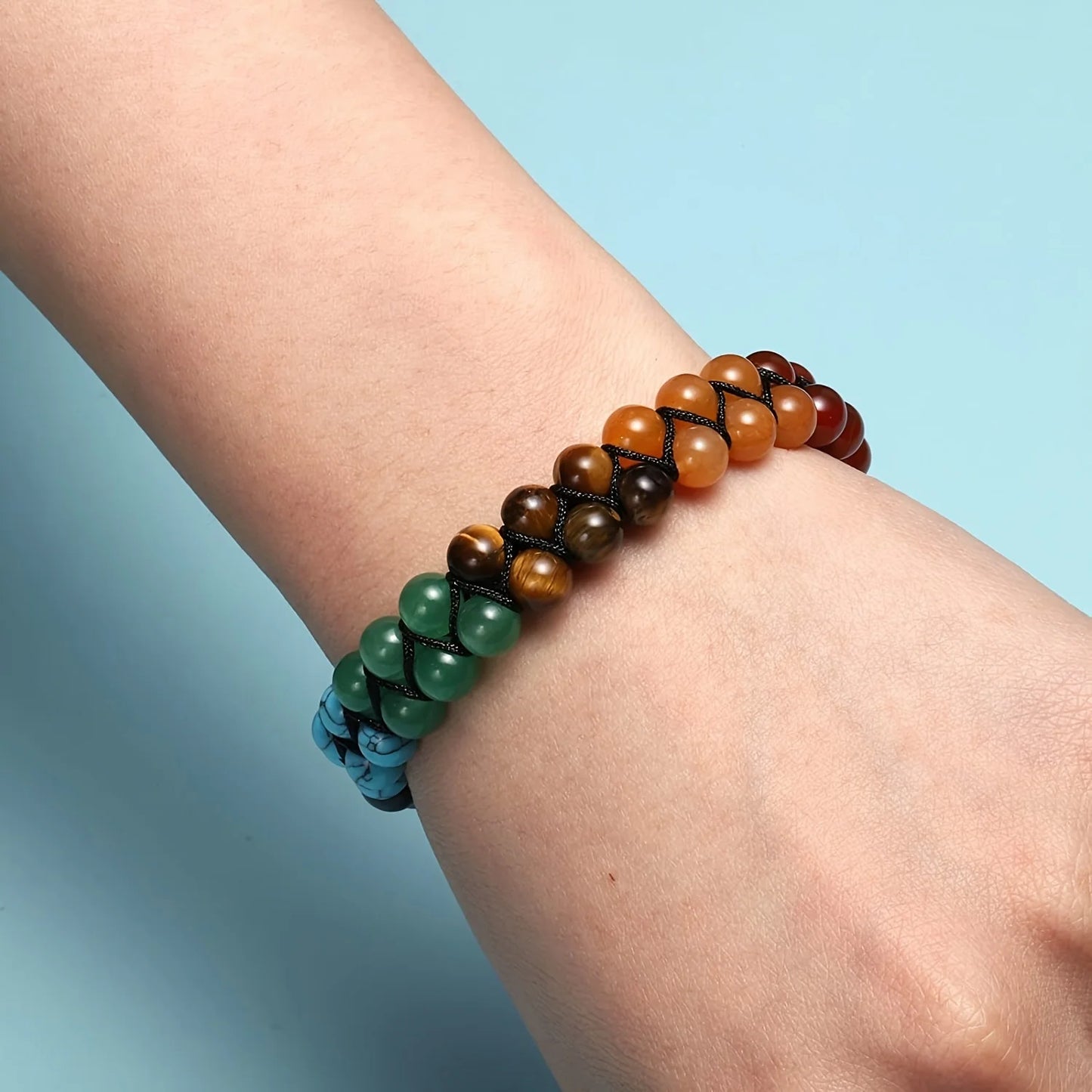 Aura Harmony Bracelet – Chakra Healing & Relaxation Stone Jewellery