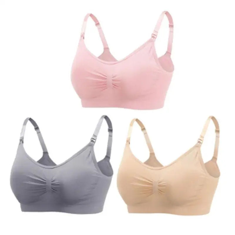 SereneMama – Seamless Nursing Bra 3-Pack