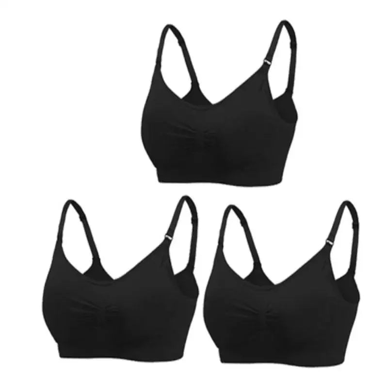 SereneMama – Seamless Nursing Bra 3-Pack