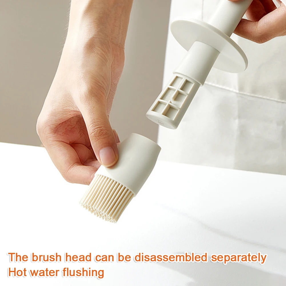 High-Temperature Silicone Oil Brush with Integrated Bottle