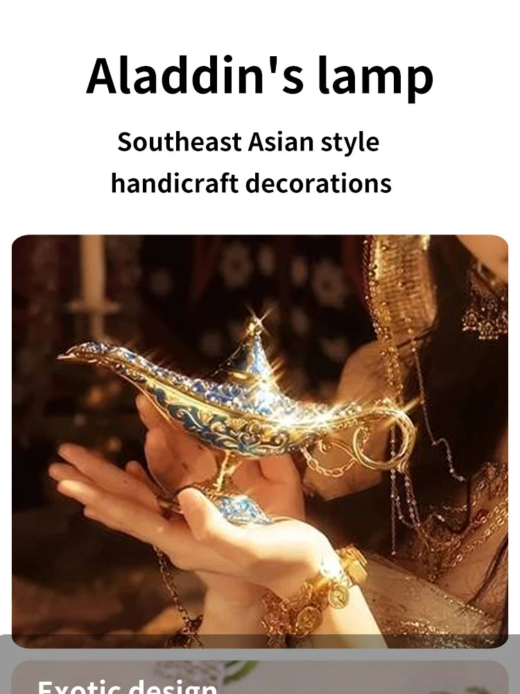 Mystic Genie Lamp – Elegant Desktop & Living Room Decoration
