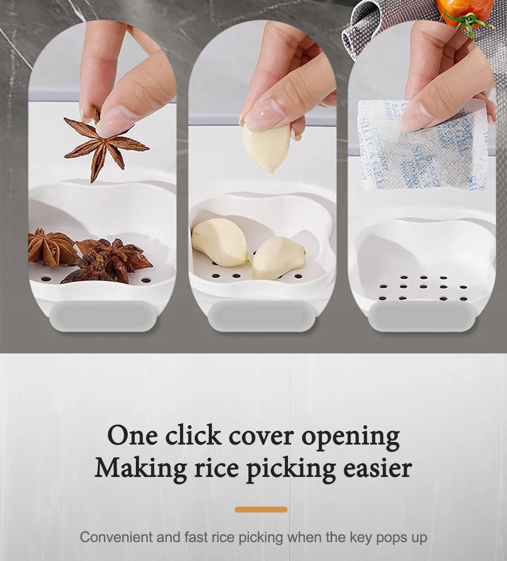 PurePantry Bin – Sealed Rice Dispenser with Lid (5kg/10kg)