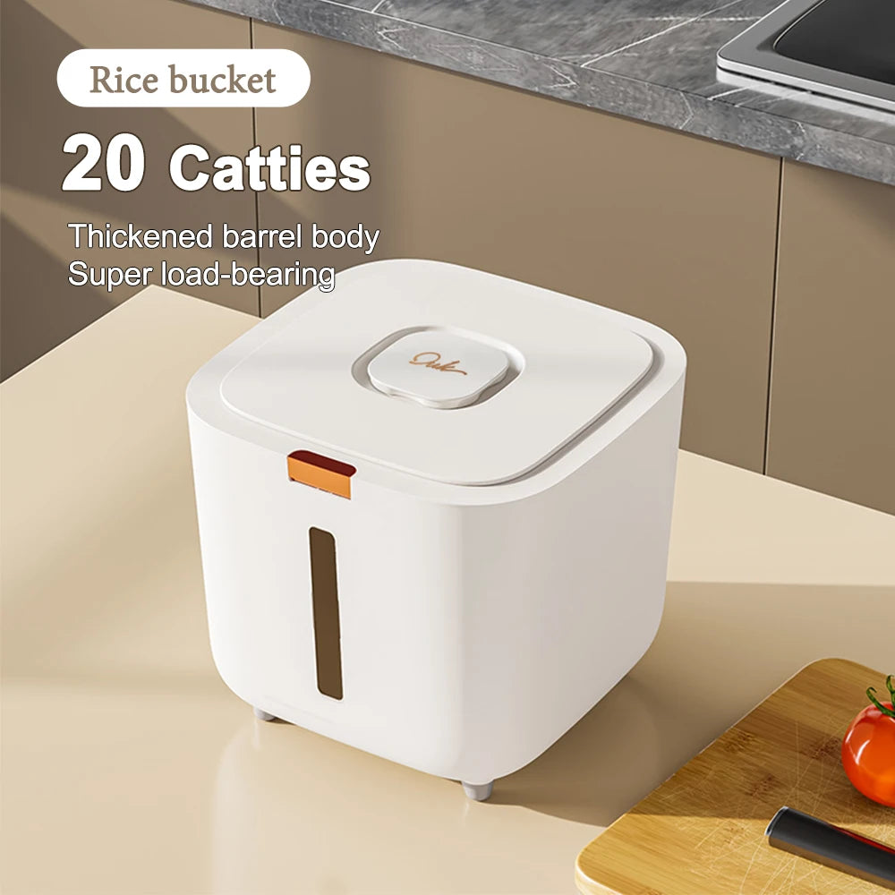 PurePantry Bin – Sealed Rice Dispenser with Lid (5kg/10kg)