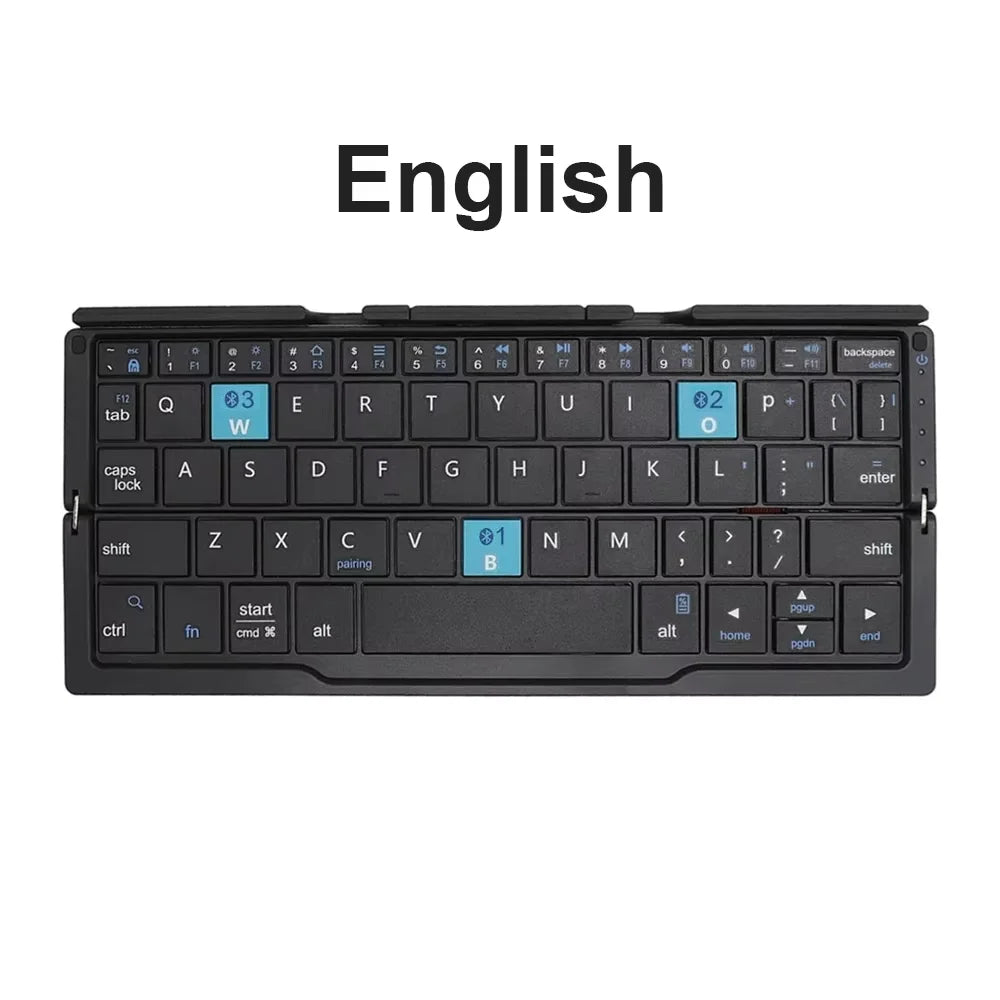TriConnect Fold – Wireless Bluetooth Keyboard with Stand