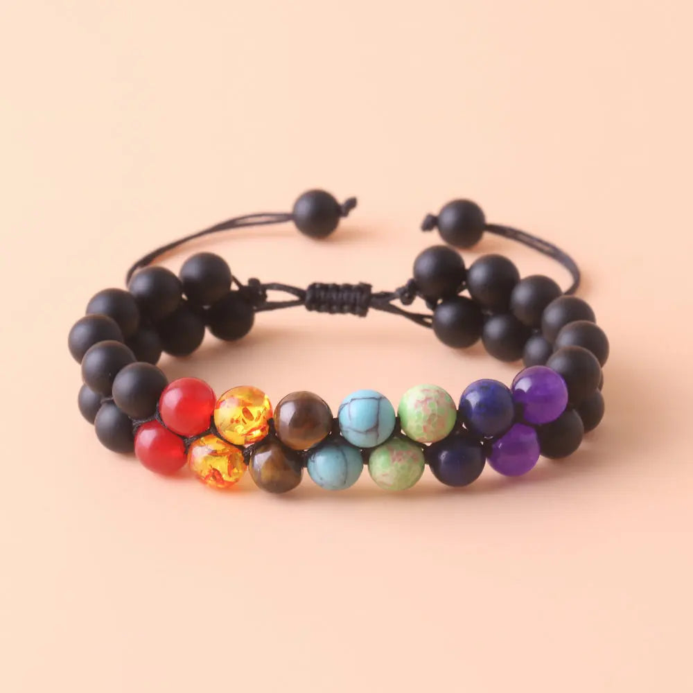Aura Harmony Bracelet – Chakra Healing & Relaxation Stone Jewellery