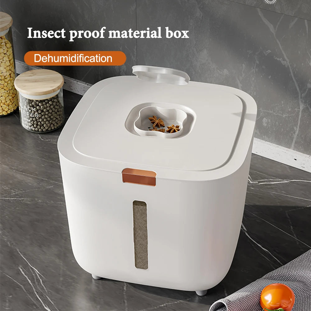 PurePantry Bin – Sealed Rice Dispenser with Lid (5kg/10kg)