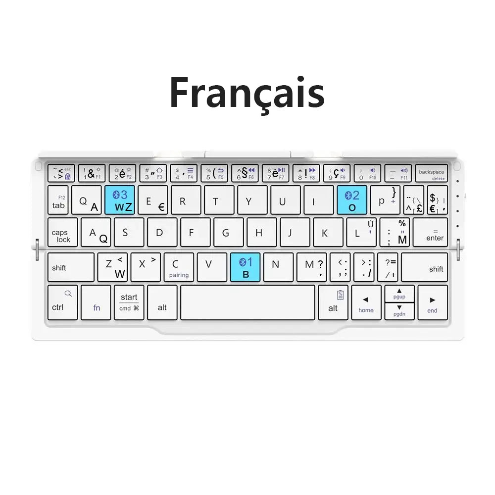 TriConnect Fold – Wireless Bluetooth Keyboard with Stand