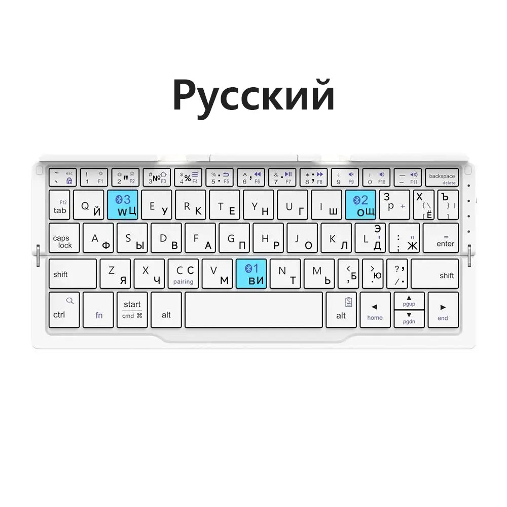TriConnect Fold – Wireless Bluetooth Keyboard with Stand
