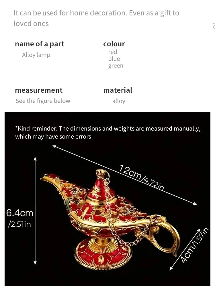 Mystic Genie Lamp – Elegant Desktop & Living Room Decoration