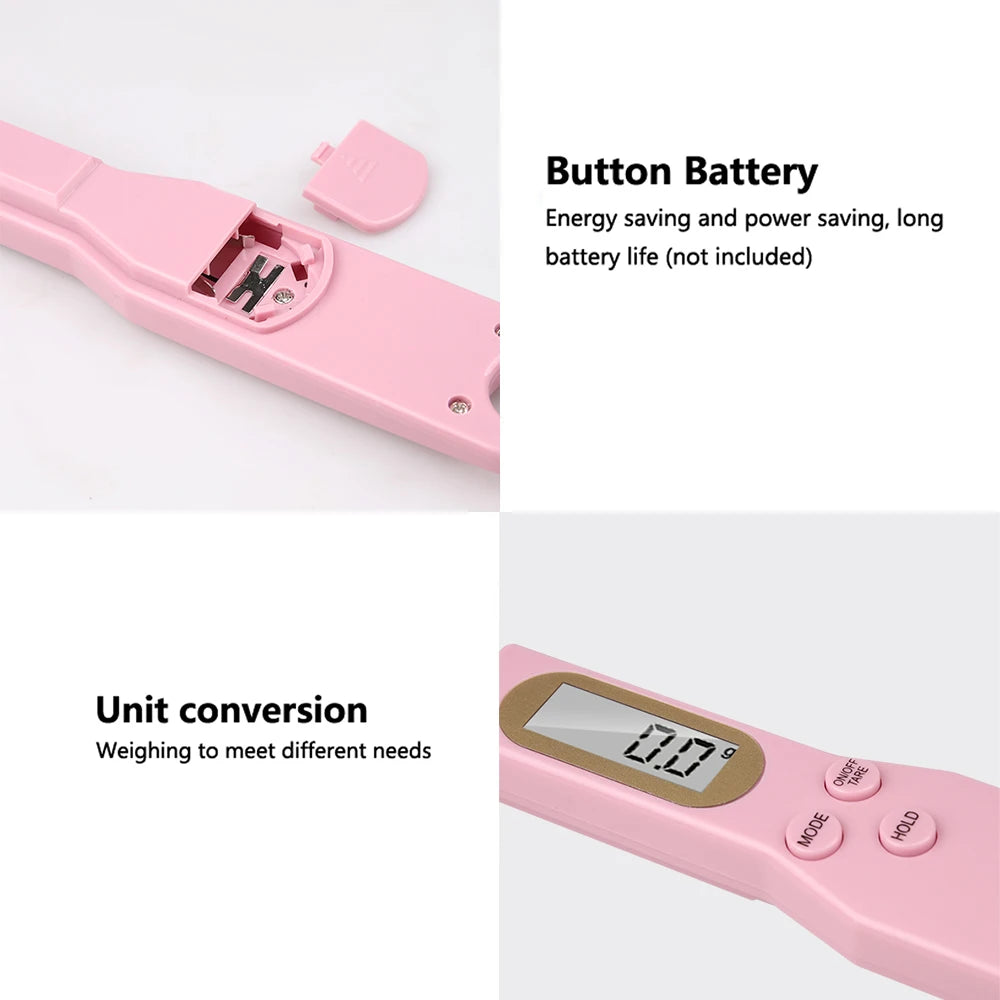 PrecisionSpoon Pro – 500g Digital Kitchen Scale with LCD Display