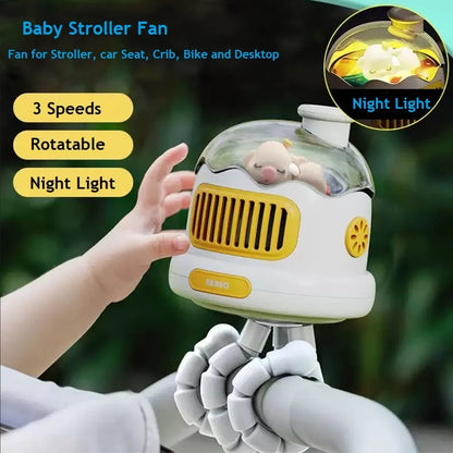 GentleAir Go – Baby Cooling Fan for Strollers
