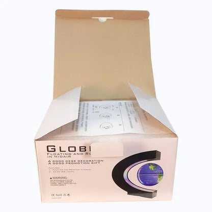 "GlobeHover™ Magnetic Levitation LED Lamp – Futuristic World Décor"