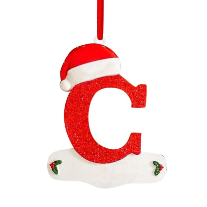 Merry Christmas Alphabet Ornaments – Letter Pendants for Christmas Tree & Home Decor