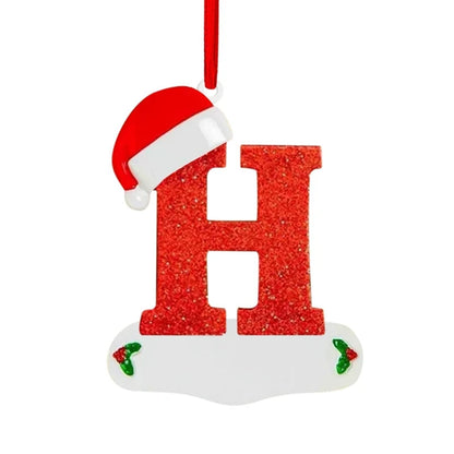Merry Christmas Alphabet Ornaments – Letter Pendants for Christmas Tree & Home Decor