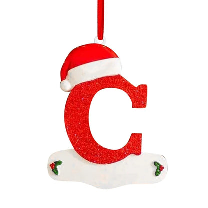 Merry Christmas Alphabet Ornaments – Letter Pendants for Christmas Tree & Home Decor