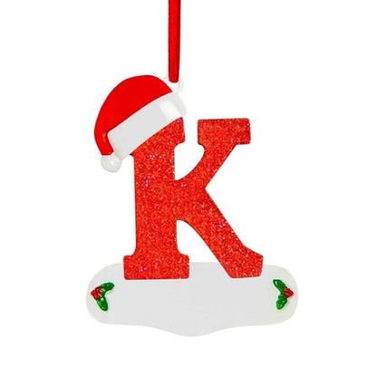 Merry Christmas Alphabet Ornaments – Letter Pendants for Christmas Tree & Home Decor