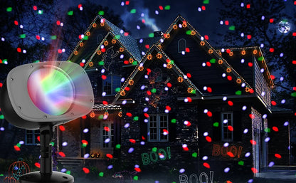 Christmas Snowfall Projector Lights – Indoor & Outdoor Holiday Lighting with Remote