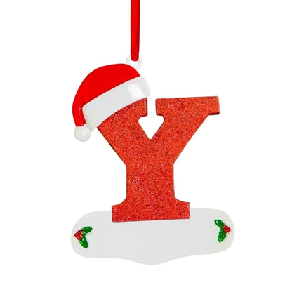 Merry Christmas Alphabet Ornaments – Letter Pendants for Christmas Tree & Home Decor