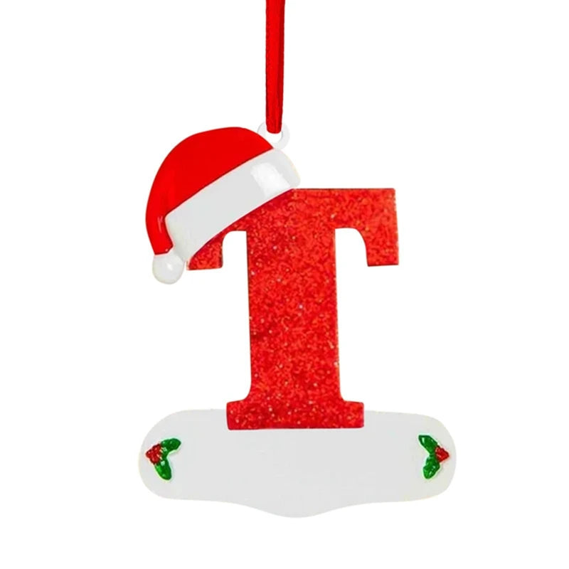 Merry Christmas Alphabet Ornaments – Letter Pendants for Christmas Tree & Home Decor