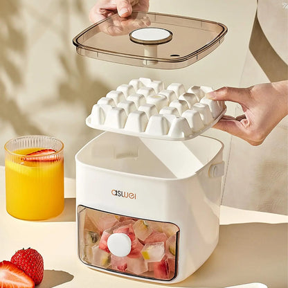 ChillEase 48 – Ice Cube Tray with Storage & Easy Release