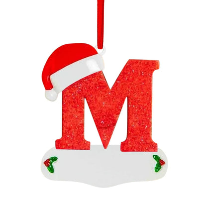 Merry Christmas Alphabet Ornaments – Letter Pendants for Christmas Tree & Home Decor