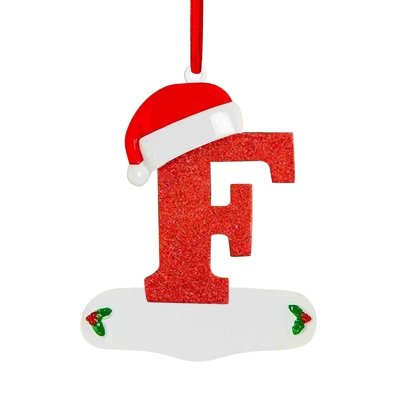 Merry Christmas Alphabet Ornaments – Letter Pendants for Christmas Tree & Home Decor
