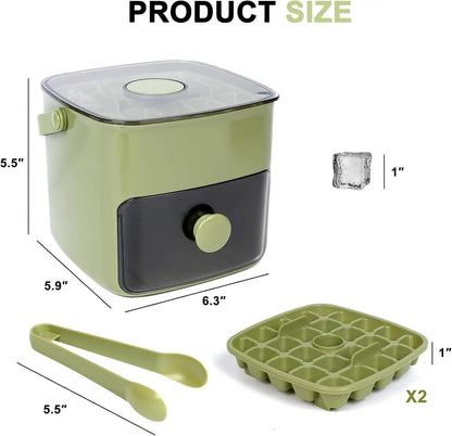 ChillEase 48 – Ice Cube Tray with Storage & Easy Release