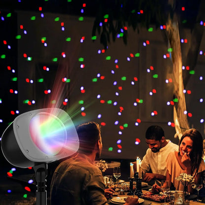 Christmas Snowfall Projector Lights – Indoor & Outdoor Holiday Lighting with Remote