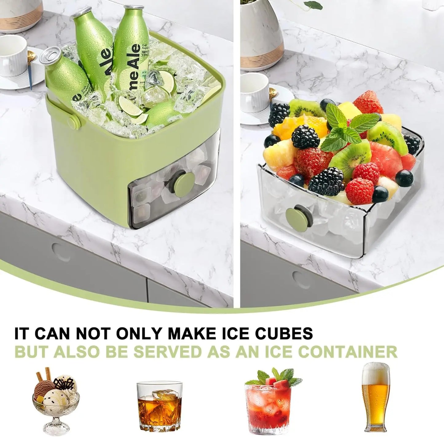 ChillEase 48 – Ice Cube Tray with Storage & Easy Release