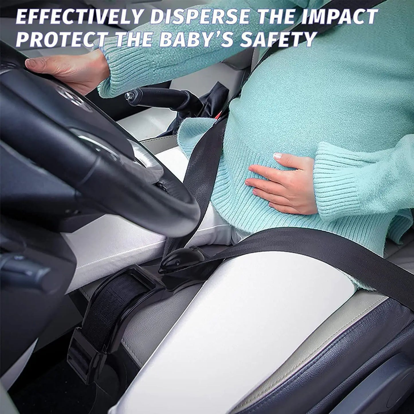 PreggoProtect – Ergonomic Car Seat Belt for Expectant Mothers