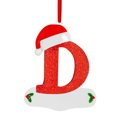 Merry Christmas Alphabet Ornaments – Letter Pendants for Christmas Tree & Home Decor