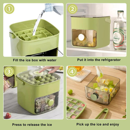 ChillEase 48 – Ice Cube Tray with Storage & Easy Release