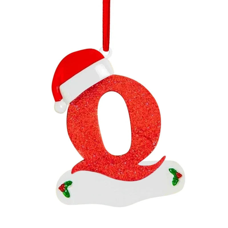 Merry Christmas Alphabet Ornaments – Letter Pendants for Christmas Tree & Home Decor