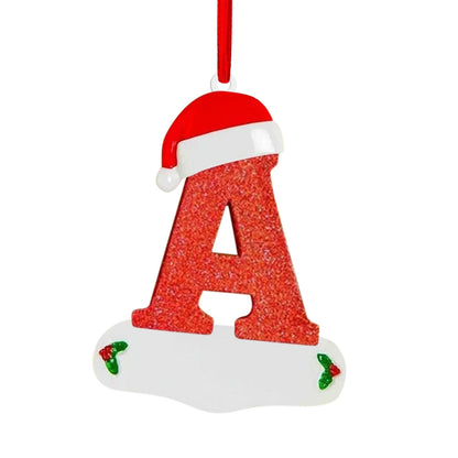 Merry Christmas Alphabet Ornaments – Letter Pendants for Christmas Tree & Home Decor
