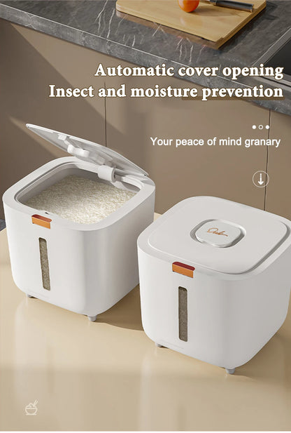 PurePantry Bin – Sealed Rice Dispenser with Lid (5kg/10kg)