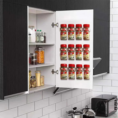 JarGrip Set – Space-Saving Wall Spice Rack (2-Pack)