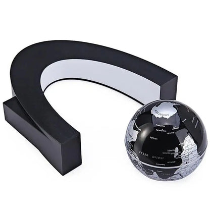 "GlobeHover™ Magnetic Levitation LED Lamp – Futuristic World Décor"