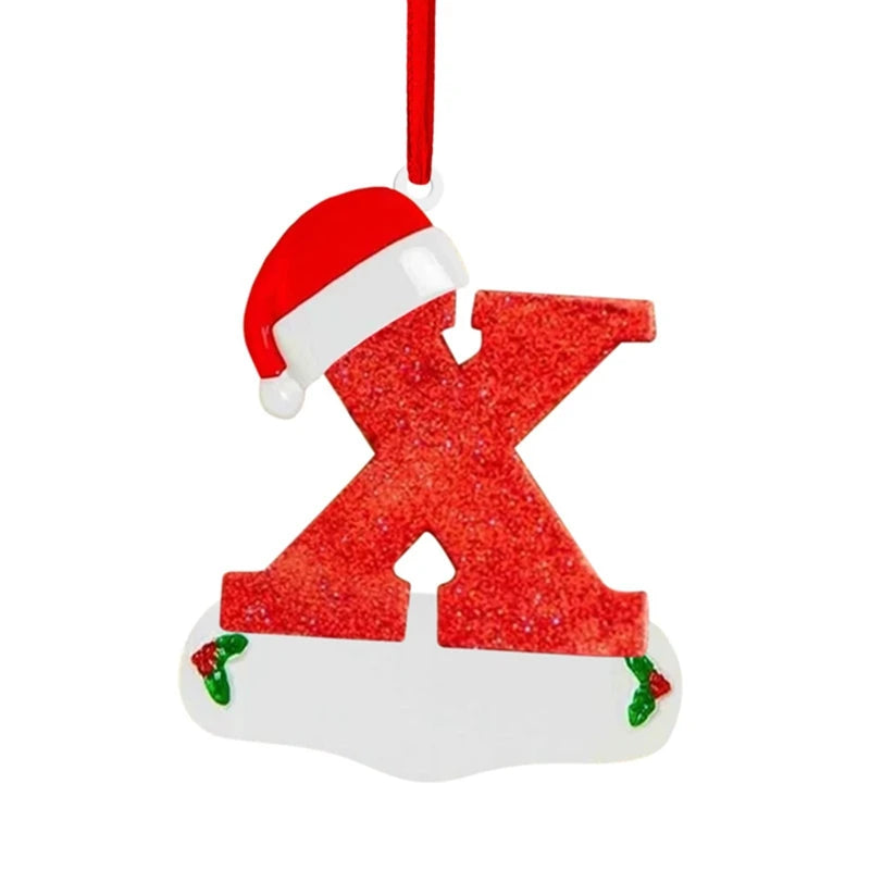 Merry Christmas Alphabet Ornaments – Letter Pendants for Christmas Tree & Home Decor