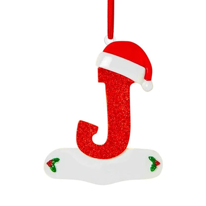 Merry Christmas Alphabet Ornaments – Letter Pendants for Christmas Tree & Home Decor