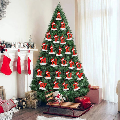 Merry Christmas Alphabet Ornaments – Letter Pendants for Christmas Tree & Home Decor